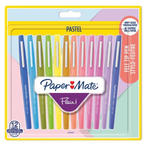 Pisaki PaperMate Flair Pastel, 12kol